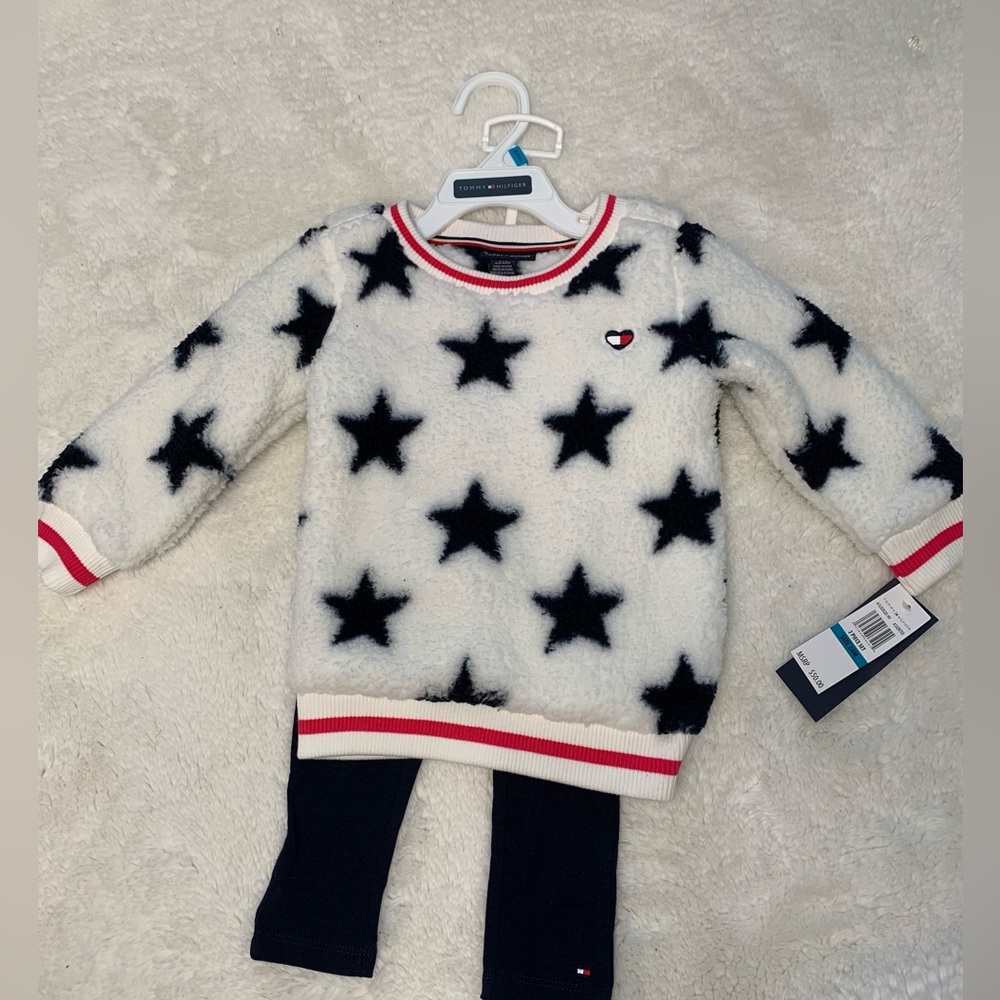 Tommy Hilfiger two piece set brand new with tags never worn